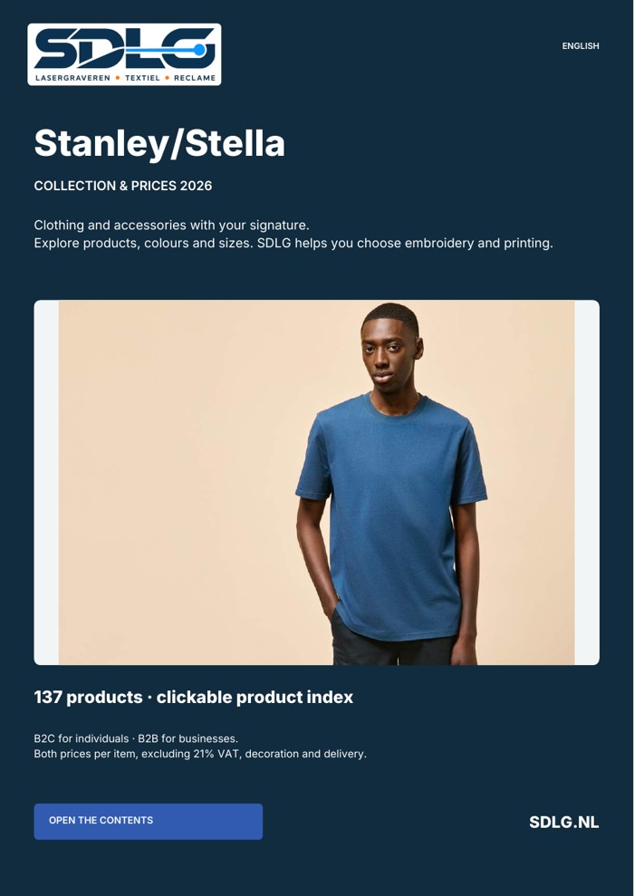 Cover: Stanley/Stella clothing catalogue 2026