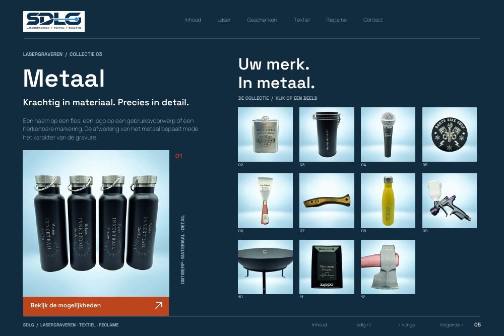 Portfolio-voorbeelden: Metaal