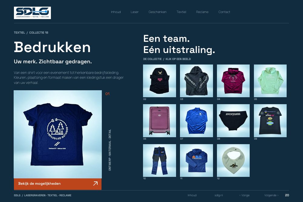 Portfolio-voorbeelden: Bedrukken