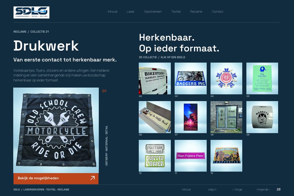 Portfolio-voorbeelden: Drukwerk